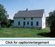 The Eloi Daigle House, constructed along what is now U.S. Route 1, is one of the oldest in the township of Fort Kent in the mid-1800's.
