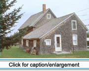 The Pelletier-Marquis House, now a museum building of the St. Agatha Historical Society.