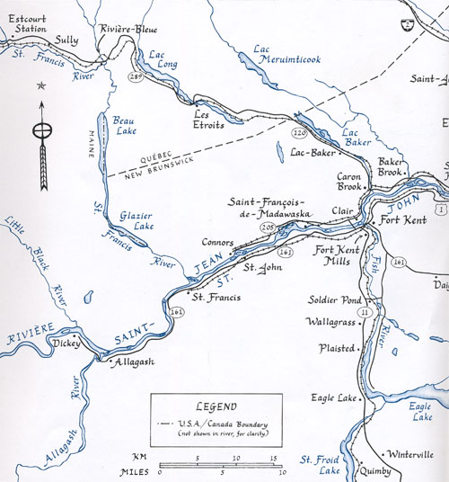 Upper Saint John Valley - Western Region